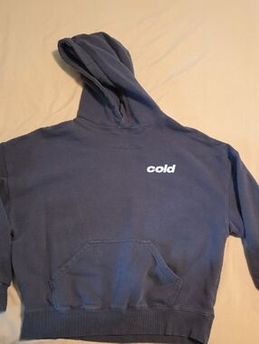 Slate Blue Cold Culture Hoodie Sweatshirt